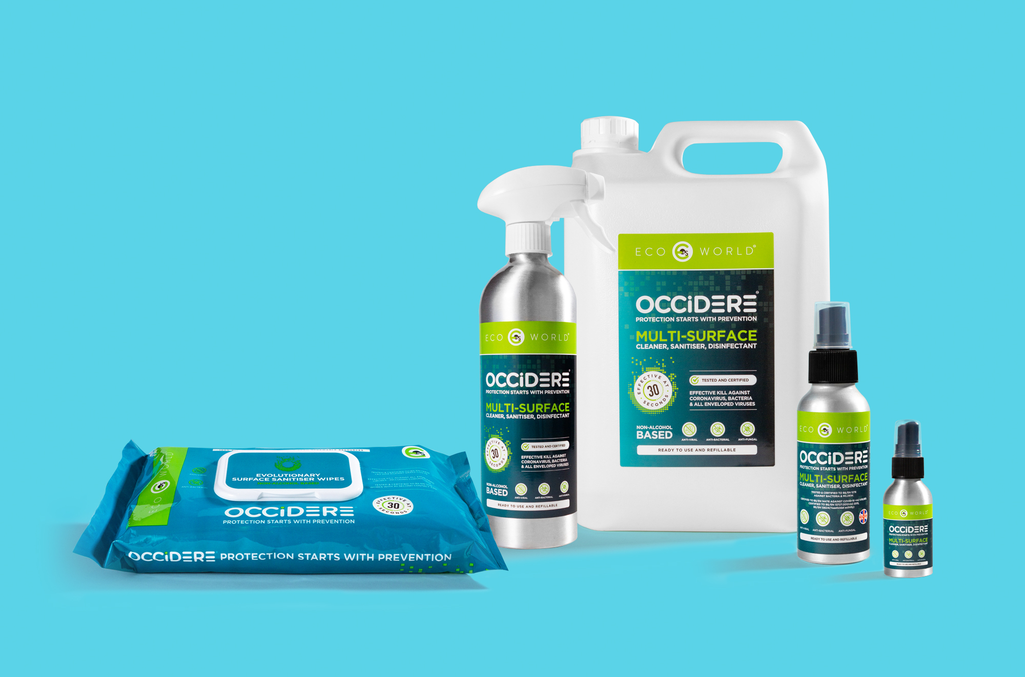 Occidere surface cleaning products