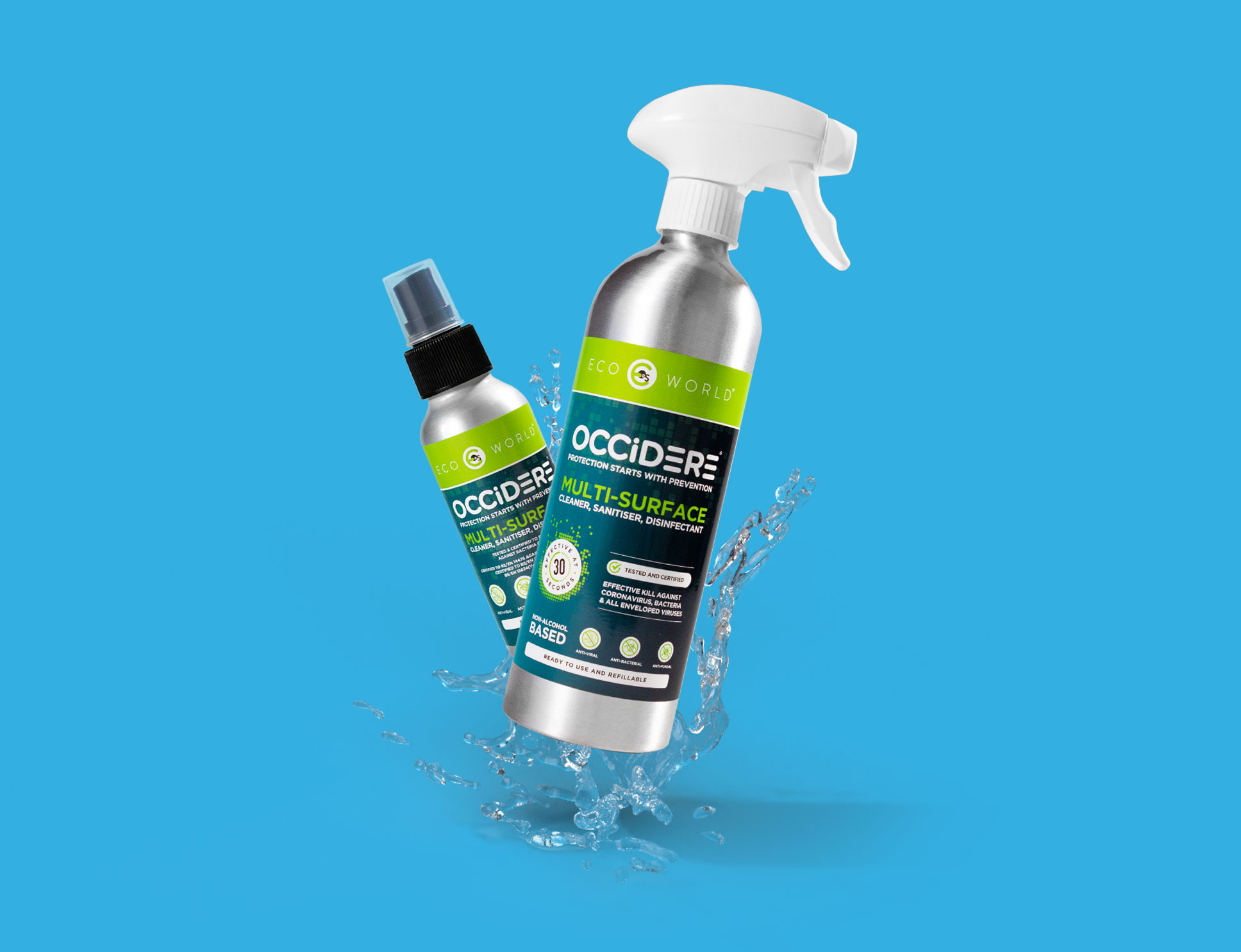 Occidere multi-surface sanitiser